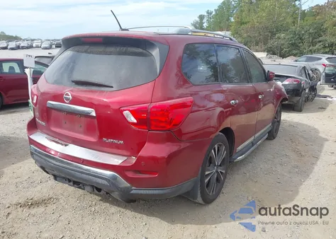 2018 Nissan Pathfinder Platinum from USA, damaged, VIN 5N1DR2MN6JC611235
